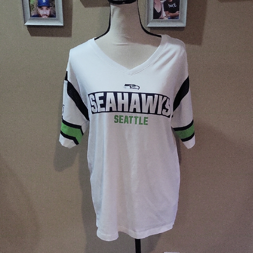 PINK Victoria's Secret Seattle Seahawks Jersey Shirt